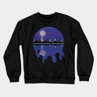 Melted Landscape Crewneck Sweatshirt